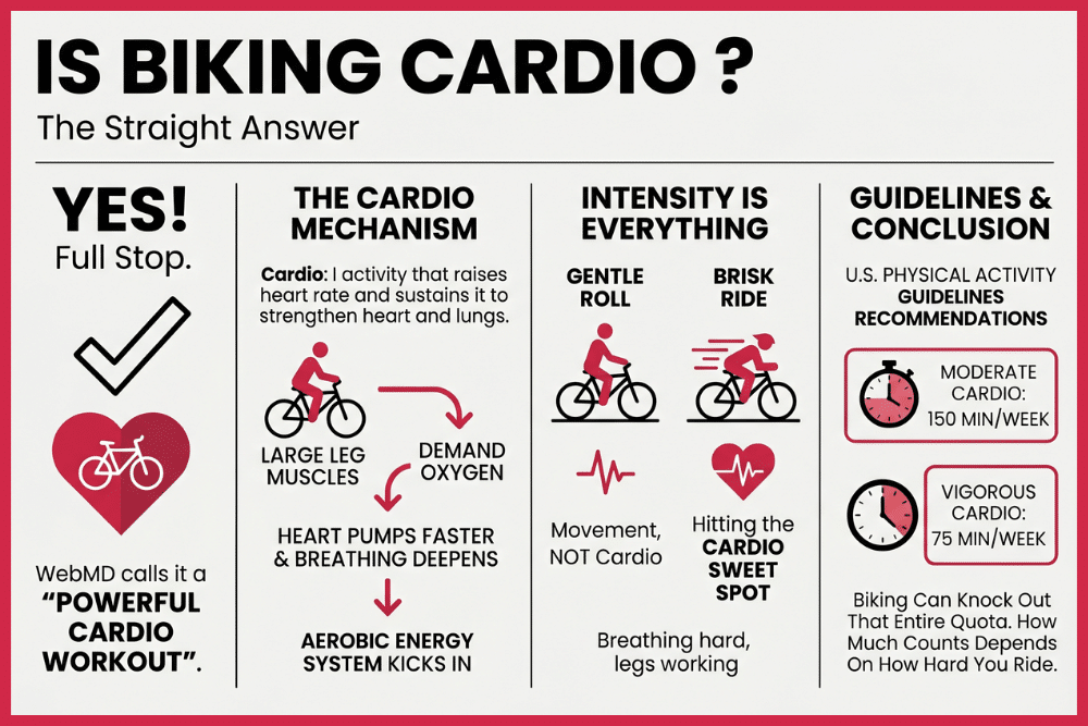 Biking Is Cardio