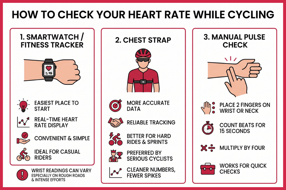 How to Check Your Heart Rate While Cycling