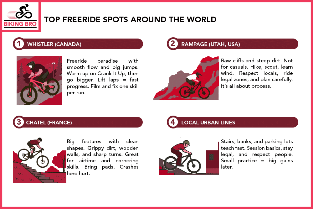 Top Freeride Spots Around the World