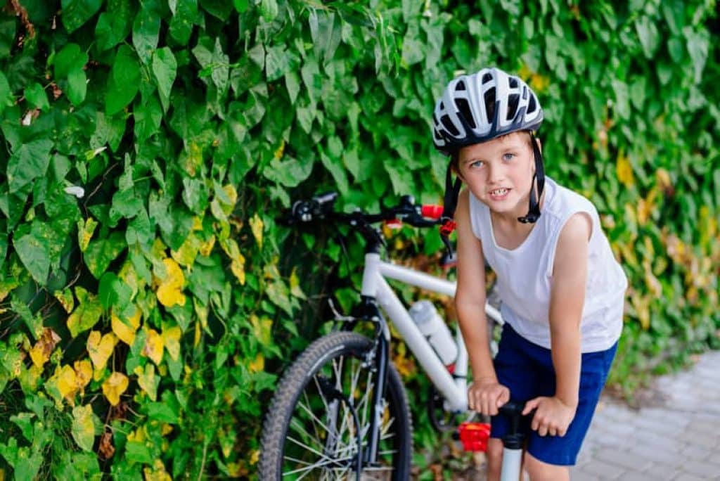 using a bicycle pump