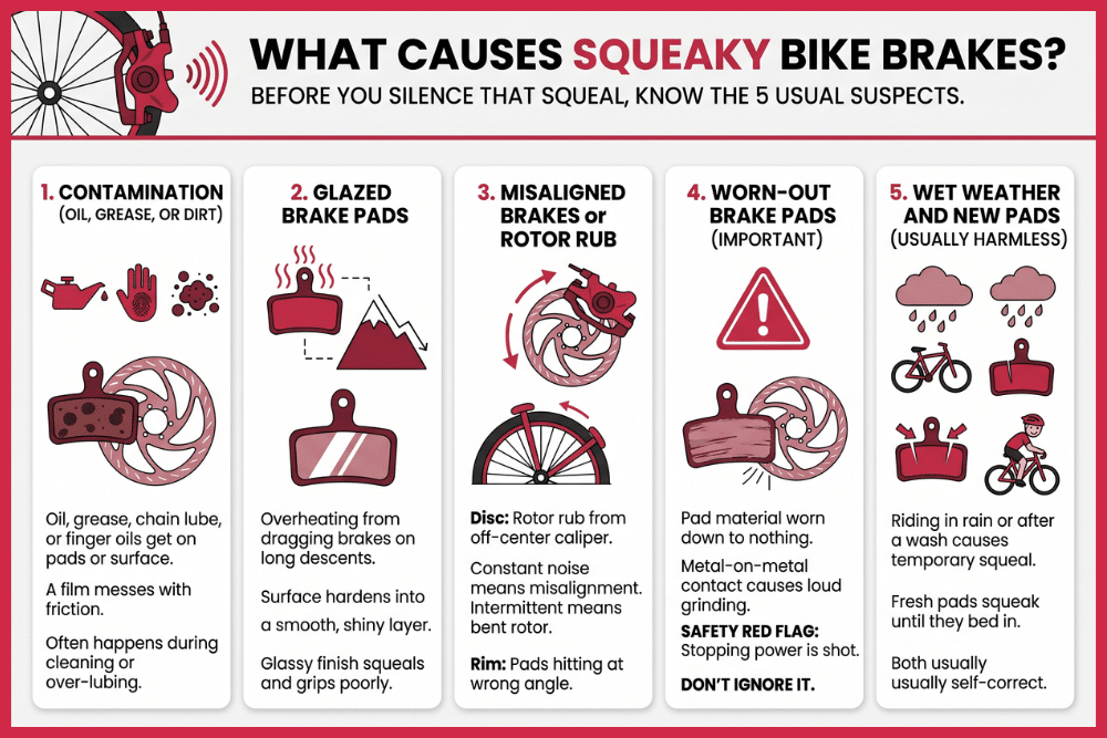 What Causes Squeaky Bike Brakes
