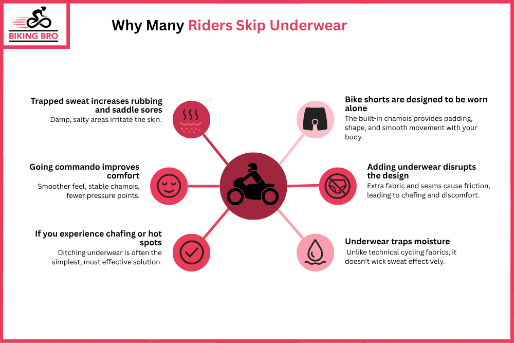 Why Many Riders Skip Underwear
