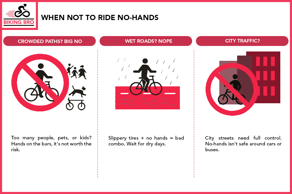 When NOT to Ride No-Hands