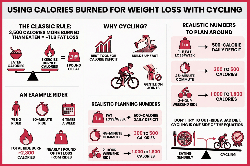 Using Calories Burned for Weight Loss With Cycling