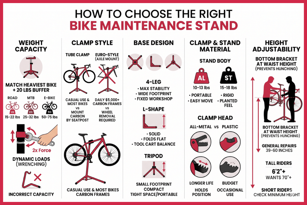 How to Choose the Right Bike Maintenance Stand